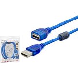 Evimdeyokyok USB Uzatma Kablosu 3 M - Şeffaf Mavi HDX7535 Tdrtr - TDRBYPEB66CQH