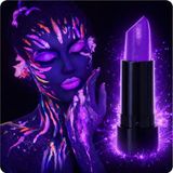Evimdeyokyok UV Neon Mor Ruj – Karanlıkta Parlayan Makyaj Boyası