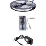 EVİMLED Rgb LED Slikonsuz Iç Mekan 5 Metre 44 Tuş Kumanda 5050 Smd 3 Çip Tak Çalıştır