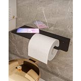 EVİMOBİ DESİGN Siyah Modern Minimalist Tuvalet Kağıdı Askısı & Wc Kağıtlık