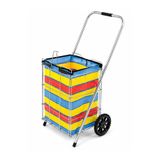 evimsa Homevora Katlanabilir Büyük Boy Pazar Arabası | 60 Kg Taşıma Kapasiteli | 4.5 mm Kalın Demir