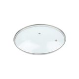 EvimSaray 26 cm Cam Kapak Metal Çerçeveli Tencere Tava Kapağı