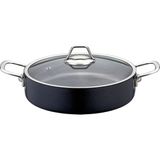 Evimsaray Zest Gusto Granit Efektli Kısa Tencere 30 cm - Siyah