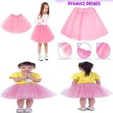 Evimshopping Pembe Renk Tütü Etek Bale Eteği Gösteri Eteği Çocuk Bebek Boy