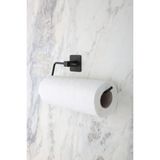 evina Kare Yapışkanlı Siyah Kağıt Rulo Havluluk, Peçetelik, Yapışkanlı Tasarım, Banyo Ask�