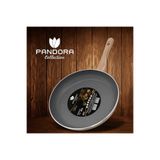 EVİNDA Pan-Dora 28 cm Kristal Döküm Tava - Granit , Yapışmaz Yüzeyli, Geniş ve Dayanıklı