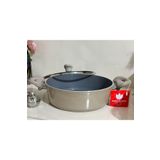 EVİNDA PAN-DORA Serisi Kristal Seramik Ezme 24 cm Karnıyarık- Pilav Tenceresi