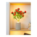 Evine Akdeniz Güneşi Doğsun Işıklı Portakal Ağacı Dekoratif Lamba 28 cm x 7,5 cm