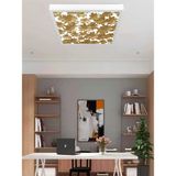 Eviniz Için Lüks Baskı Avize, 60WATT, Beyaz Veya Gün Işığı Tercihli, Modern 60X60 Kare LED Lamba