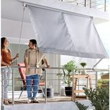 Evinizin Atölyesi Balkon Tentesi Açık Gri 245X245 cm