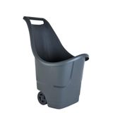 Evinizin Atölyesi Çok Amaçlı Plastik Bahçe Arabası Tekerlekli 50 Litre Antrasit