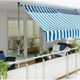 Evinizin Atölyesi Teleskopik Tente Mavi-Beyaz 250X130 cm