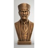 Evinizin En Güzel Köşesi İçin 15 cm Atatürk Heykeli Dekoratif Masaüstü Biblo Hediyelik