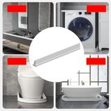 Evinizin Vitrini 2 Metre Duş Kapı Eşiği Yapışkanlı Silikon Bant Sızdırmaz İzolasyon Bandı Beyaz