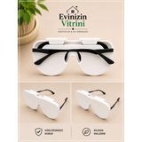 Evinizin Vitrini Silikon Gözlük Kılıfı - Gözlük Kabı - Çizilmeye Karşı Koruyucu Esnek Kılıf - Beyaz