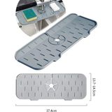 Evinizin Vitrini Silikon Lavabo Matı Su Tutucu 37x14 cm Pratik Kullanım İçin