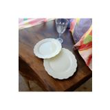 Evinizin Yardımcısı Pasta Kutlama Parti Sunum Açık Krem Renk Plastik Tabak 19 cm 6 Adet