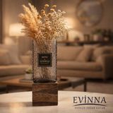 Evinna Bölmeli Metal Kapaklı Ölçekli Toz Deterjanlık, Banyo Deterjanlık, (Detergent Box) Baskılı - Beyaz