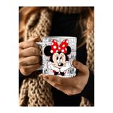 Evion Mickey Mouse Baskılı 3D Tasarım Porselen Kupa Mug - Hediyelik Kupa Bardak - Baskılı Kupa