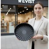 Evist 26 cm Siyah Döküm Tart & Kek Kalıbı – Yapışmaz, Dayanıklı ve Şık Tasarım