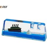 Evist Kalemlikli - (Mavi Su & Gemi Batmayan Gemi Dekoratif Biblo Akvaryum) (14.6x5.2x3.7x2.2cm) - Çok Renkli - 15 x 14
