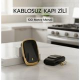 Evist Kaliteli ve Şık 100 Metre Menzilli Kablosuz Kapı Zili – Pil Dahil, Anında Kullanıma Hazır