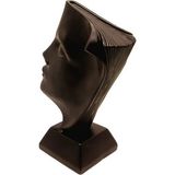 Evist Soyut Kitap Yüzü Biblo (25 Cm) – Kaideli Masa Üstü Sanatsal Dekorasyon Objeleri–ev ve Ofis Hediyelik - Siyah - 25 x 15