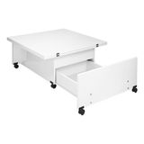 Evistro Akıllı Sihirli Beyaz Laptop Sehpa/ Yemek Masası / Orta Sehpa