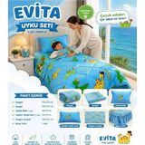 Evita Captain Dino Tek Kişilik Uyku Seti - Yeşil