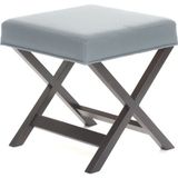 Evka Bench Dark Puf - Beyaz