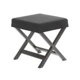 Evka Bench Dark Siyah Puf