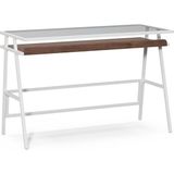 Evka Nexus Çalışma Masası Beyaz - Y: 75 cm D: 66 cm G: 126 cm - Kahverengi