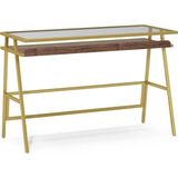 Evka Nexus Çalışma Masası Gold Statik - Y: 75 cm D: 66 cm G: 126 cm - Sarı