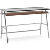 Evka Nexus Çalışma Masası Paslanmaz - Y: 75 cm D: 66 cm G: 126 cm - Kahverengi