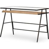 Evka Nexus Çalışma Masası Siyah - Y: 75 cm D: 66 cm G: 126 cm - Ceviz