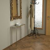 Evka Shiny Dresuar Paslanmaz Ayna Tabla - Krom