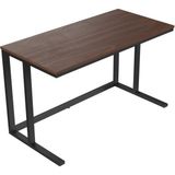 Evka Tekli Desk Çalışma Masası - Mat Siyah Ayak Ceviz Mdflam - Y: 75 cm D: 60 cm G: 120 cm