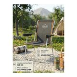 EVKO MOBİLYA Kamp Sandalyesi, Katlanabilir Kamp Sandalyesi, Bardaklıklı Sandalye, Piknik Plaj Bahçe Sandalyesi