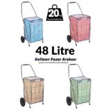Evle 48 Litre Eko Mini Pazar Arabası