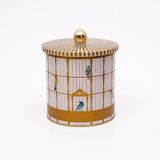 Evle Birdcage 2.4 lt Topuzlu Yuvarlak Saklama Kabı