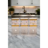 Evle Dikdörtgen Saklama Kabı 80X120 3 Lü Set, Bird Cage