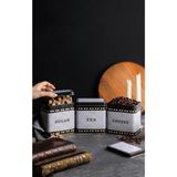 Evle Dikdörtgen Saklama Kabı 80X120 3 Lü Set, Mosaic
