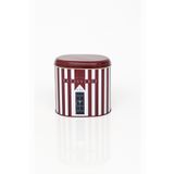 Evle EF004-F6 Patisserie Line Desenli Oval Metal Saklama Kabı