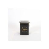 EVLE Ef043-k4 Sn_coffee Black Desenli Dikdörtgen Metal Saklama Kabı 8x10 Cm