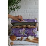 EVLE Ef061-28 Flower Purple Desenli Ekmeklik 9 Lt