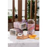 EVLE Efb21ı0 Dikdörtgen Kilitli Saklama Kabı 75x100x150 3 Lü Set, Liquid Pink