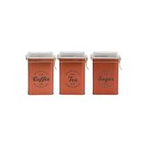 Evle EFC21-S0 Sn_copper Desenli Dikdörtgen Metal Saklama Kabı