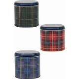 Evle Ekose Desenli 3'lü Set Oval Saklama Kabı 108X150X130 mm 1,7 Lt EFB07I3