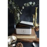 Evle ER026-6F Azura Sugar Desenli 16X16 CM Kare Metal Saklama Kabı