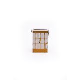 Evle ER043-T7 Bird Cage Desenli Dikdörtgen Metal Saklama Kabı